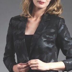 Insight New York Black Camo Scuba Blazer